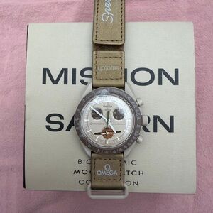 Swatch X Omega Bioceramic Moonswatch Mission To Saturn Watch